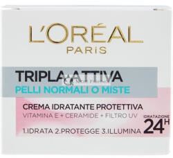 L'Oréal Paris Triple Active Krém Normál Bőrre, 50ml