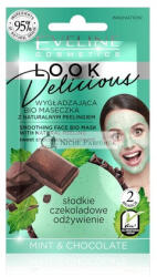 Eveline Cosmetics Look Delicious Simító Arcpakolás Természetes Hámlással, 10ml