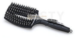 Olivia Garden Fingerbrush Combo Large Black hajkefe nejlon- é s vaddisznó sö rté kkel
