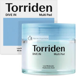 Torriden DIVE-in Vegán Hialuronsavas Toner Párnák