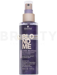 Schwarzkopf BlondMe Cool Blondes Neutralizing Spray Conditioner ö blí té s né lkü li kondicioná ló platinasző ke é s ő sz hajra 150 ml