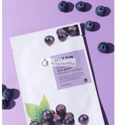 Mizon Plátýnkos 3D Maszk Acai Bogyóval az Egészséges Bőrért és Vitalitásért, Joyful Time Essence Mask Acai Berry 23g