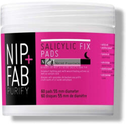 Nip + Fab Nip + Fab Salicilsav Fix Éjszakai Párnák Hyaluronsavval, 60 Párna, 80ml