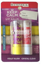Keep Calm And Lip Balm Rimmel Keep Calm and Love Ajkbalzsam - Lila Púder