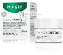 Mincer Mincer Pharma Oxigén Detox Védő Pajzs Anti-Smog Anti-Szabadgyökök Nappali Arcápoló Krém SPF 20 Tompa és Fáradt Bőrre UVA és UVB Szűrőkkel Antipollution Komplex, 50ml