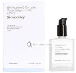 Dermocracy 15% C-Vitamin Komplex Askorbilsav Glükóziddal és Cinkkel Arckrém 50ml