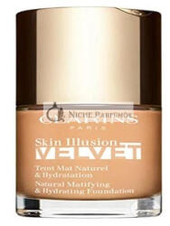 Clarins Skin Illusion Velvet Természetes és Hidratáló Matt Finish Alapozó, 30ml, 108W
