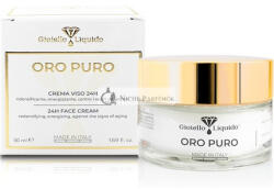 Gioiello Liquido Arcápoló Krém Érett Bőrre Azonnali Lifting Hatással, Kolloid Arany, Anti-aging, Hialuronsav, Betaine és Damaszkuszi Rózsa Víz, 50ml