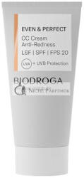 Biodroga Medical Institute Even & Perfect CC Krém Anti-Rózsaszín SPF 20, 30ml