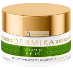 Dermica Vitamin P Plus Hipoallergén Zsíros Krém Napra és Éjjel, 50ml