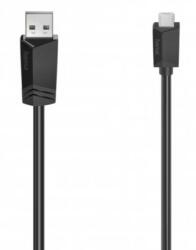 Hama Cablu de date Hama 200609, microUSB, 3 m (Negru) (Hama 200609)