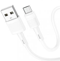 hoco. Cablu Date si Incarcare USB-A - microUSB HOCO X83 Victory, 18W, 1m, Alb - evomag