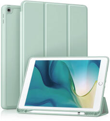 Techsuit - Flex Trifold (ceruzatartóval) - iPad 10.2 (2019 / 2020 / 2021) - Matcha zöld tok