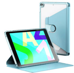 Techsuit - Kristály Tiszta - iPad 10.2 (2019/2020/2021) - Kék tok