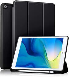 Techsuit - Flex Trifold (ceruzatartóval) - iPad 10.2 (2019 / 2020 / 2021) - Fekete tok