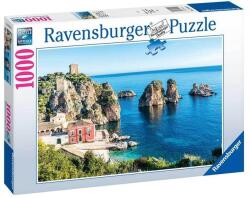 Ravensburger 1000 db-os puzzle - Faraglioni di Scopello, Szicília (12001235) (12001235)