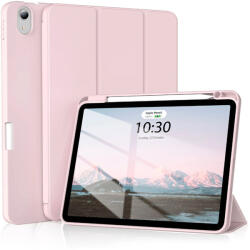 Techsuit - Flex Háromrészes Tok (tartóval Ceruzának) - iPad Air 4 (2020) / Air 5 (2022) - Rózsaszín tok
