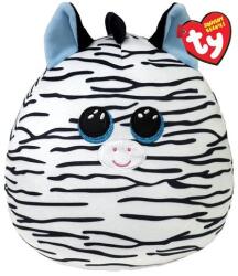 Ty Jucarie de plus Ty Squishy Beanies Zebra Xander, 22cm (Alb/Negru)