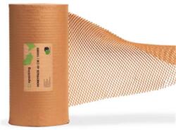  Csomagolópapír, méhsejtcellás, 250m x 400mm, 80 g, barna (CSPMSC) - papirdepo