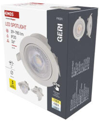 EMOS ZV1160, LED reflektor GERI fehér, kerek, 6, 5W CCT (ZV1160)