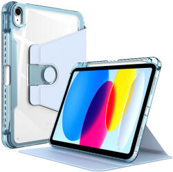 Techsuit - Kristály Tiszta - iPad 10 (2022) 10.9 - Kék tok