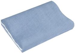 BellaTEX 2002/044 Anatómiai párna + frottír huzat, 45×30 cm, kékesszürke (10855)