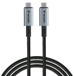 Verbatim USB kábel, USB-C - USB-C, 1, 2 m, 240W, VERBATIM, fekete (KV31847) - primatinta