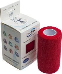 Kine-MAX Cohesive Elastic Bandage 10 cm × 4, 5 m, piros