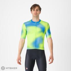 Castelli VORTICE mez, aquamarín/limetka (L)