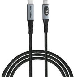 Verbatim USB kábel, USB-C - USB-C, 1, 2 m, 240W, teljesítménykijelzővel, VERBATIM (KV31849) - primatinta