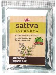 SATTVA Henna - Természetes növényi hajfesték - mélybarna 10g - Sattva Ayurveda