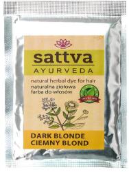 SATTVA Henna - Természetes növényi hajfesték - sötétszőke 10g - Sattva Ayurveda