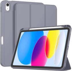 Techsuit - Flex Trifold (ceruzatartóval) - iPad 10 (2022) 10.9 - Lila tok