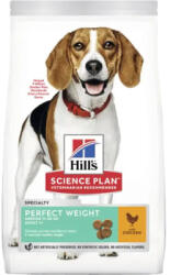 Hill's Hrană uscată pentru câini Hill's SP Canine Adult Perfect Weight Talie Medie cu pui 12 kg (604297)