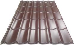 Bravo Țiglă metalică Bravo 1200x2900x0, 45 mm brun ciocolată RAL 8017 (A18017BC208)