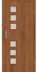 CLASSEN Foaie de ușă Classen nuc Leda 6 MDF 203, 5x74, 4 cm dreapta (51169)