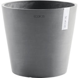 Ecopots Ghiveci Ecopots Amsterdam cu sistem de irigare plastic Ø 40 cm H 35 cm gri (AMWR.40.GR)