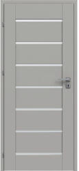 CLASSEN Foaie de ușă Classen Greco 3 gri mat MDF 203, 5x64, 4 cm stânga (10067)