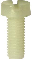 Dresselhaus Șuruburi metrice cu cap bombat drept Dresselhaus 6x50 mm DIN84 plastic alb, 50 bucăți (0/3900/000/6X50/02)