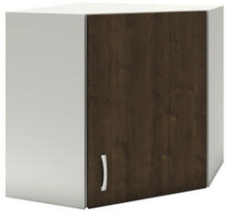 haaus Corp superior de colț bucătărie 60 cm, 1 ușă, alb/stejar Bronz (912819)