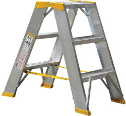 ALVE Scară dublă din aluminiu Alverosal Forte 2x3 trepte max. 150kg (9403)