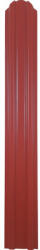 SMART Şipcă metalică gard Bravo 1250x90x0, 40 mm roşu lucios RAL 3011 (J13011CC125)