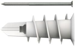 Tox Dübel Dibluri plastic autoforante cu șurub Tox Spiral 4, 5x45 mm, pachet 4 bucăți, pentru gipscarton (68701231)