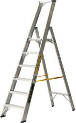 ALVE Scară aluminiu Alverosal Forte 1x6 trepte max. 150kg (9306)