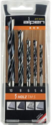 Alpen Burghie lemn Alpen Ø4-10 mm, set 5 piese (600112100) Burghiu