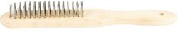 TOP TOOLS Perie de sârmă oțelită TopTools 290mm, mâner din lemn (14A604)
