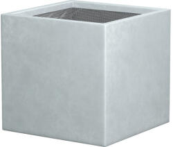 Lafiora Ghiveci Lafiora Emilia piatră artificială 36, 5x36, 5x34, 5 cm gri deschis (498-401115)