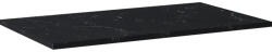 Jungborn Blat lavoar baie marmură compactă Marquina negru mat 80, 6x46 cm Jungborn (167481)