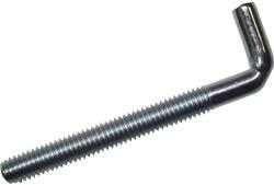 Dresselhaus Șuruburi metrice cu cârlig tip L Dresselhaus 6x60 mm oțel zincat, 20 bucăți (0/4206/001/6,0x60/77)
