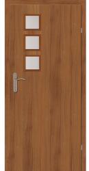 CLASSEN Foaie de ușă Classen nuc Leda 3 MDF 203, 5x64, 4 cm dreapta (51152)